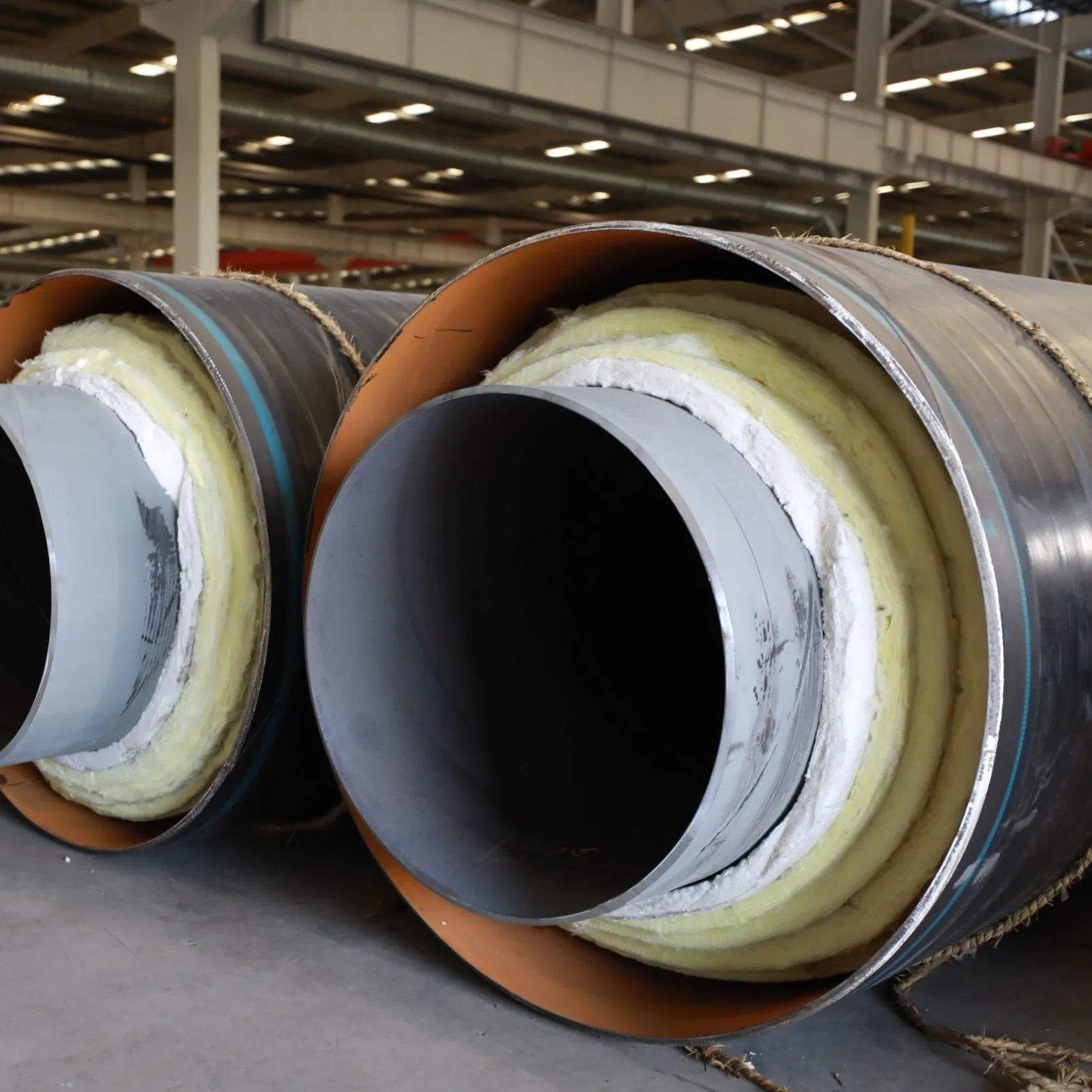 3 Inch Glass Wool Steel Jacket Firproof Flexible Calcium Silicate Underground Steam Insulation Pipe