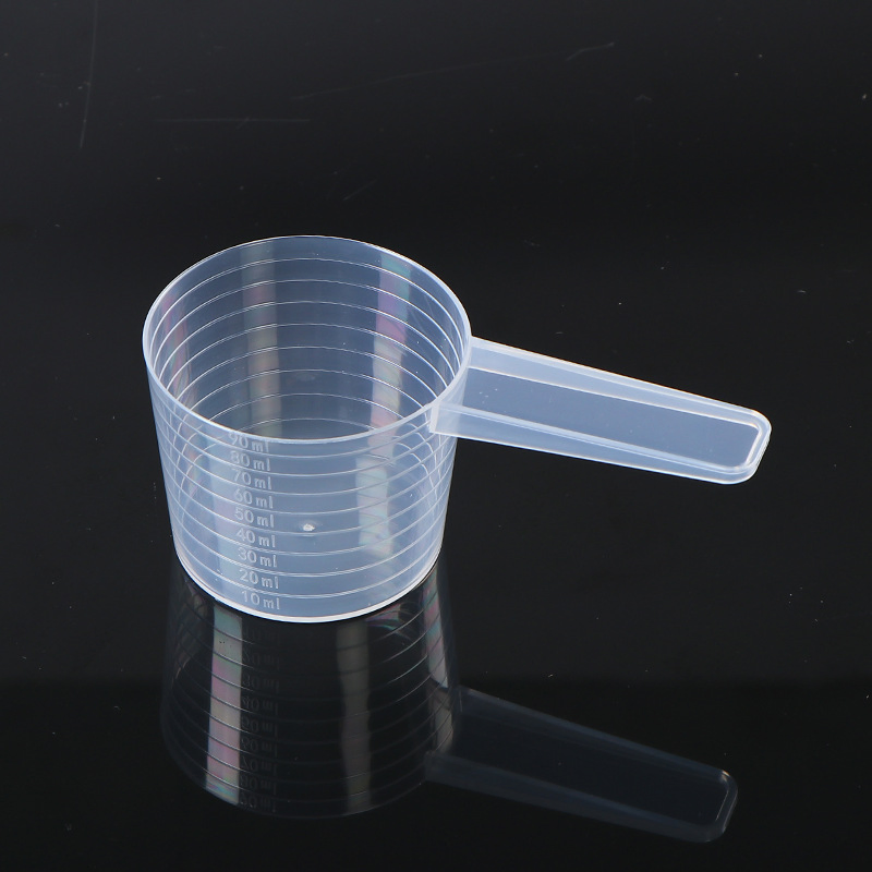 90ml Food-Grade PP Transparent Measuring Spoon with Scale