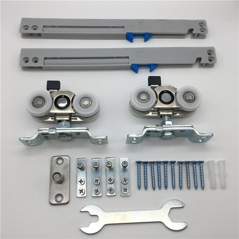 Sliding Wooden Glass Door System Heavy Duty Hanger Roller