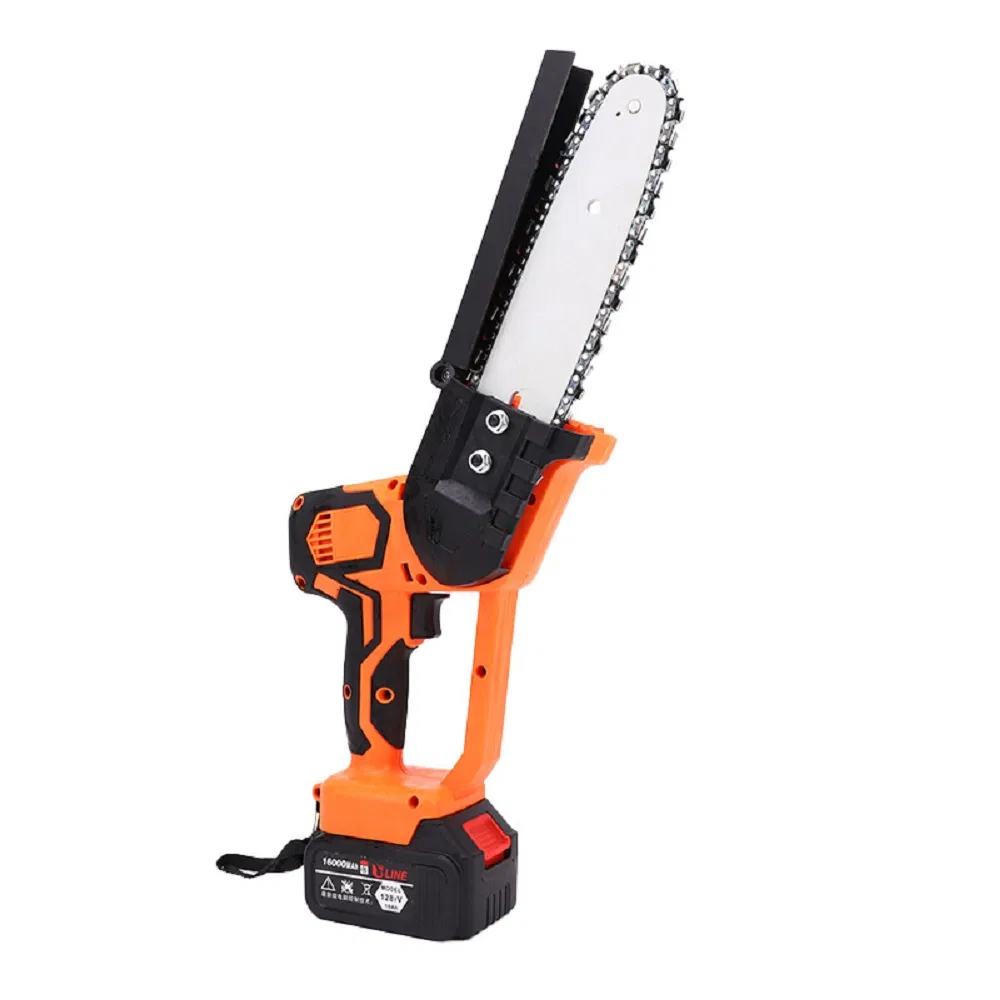 Portable Electric Chainsaw Rechargeable Cordless Wood Saw Handheld Wood Cutter Esg17702