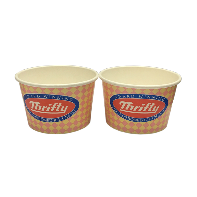 PE Coated Disposable Ice Cream Paper Bowls for Summer