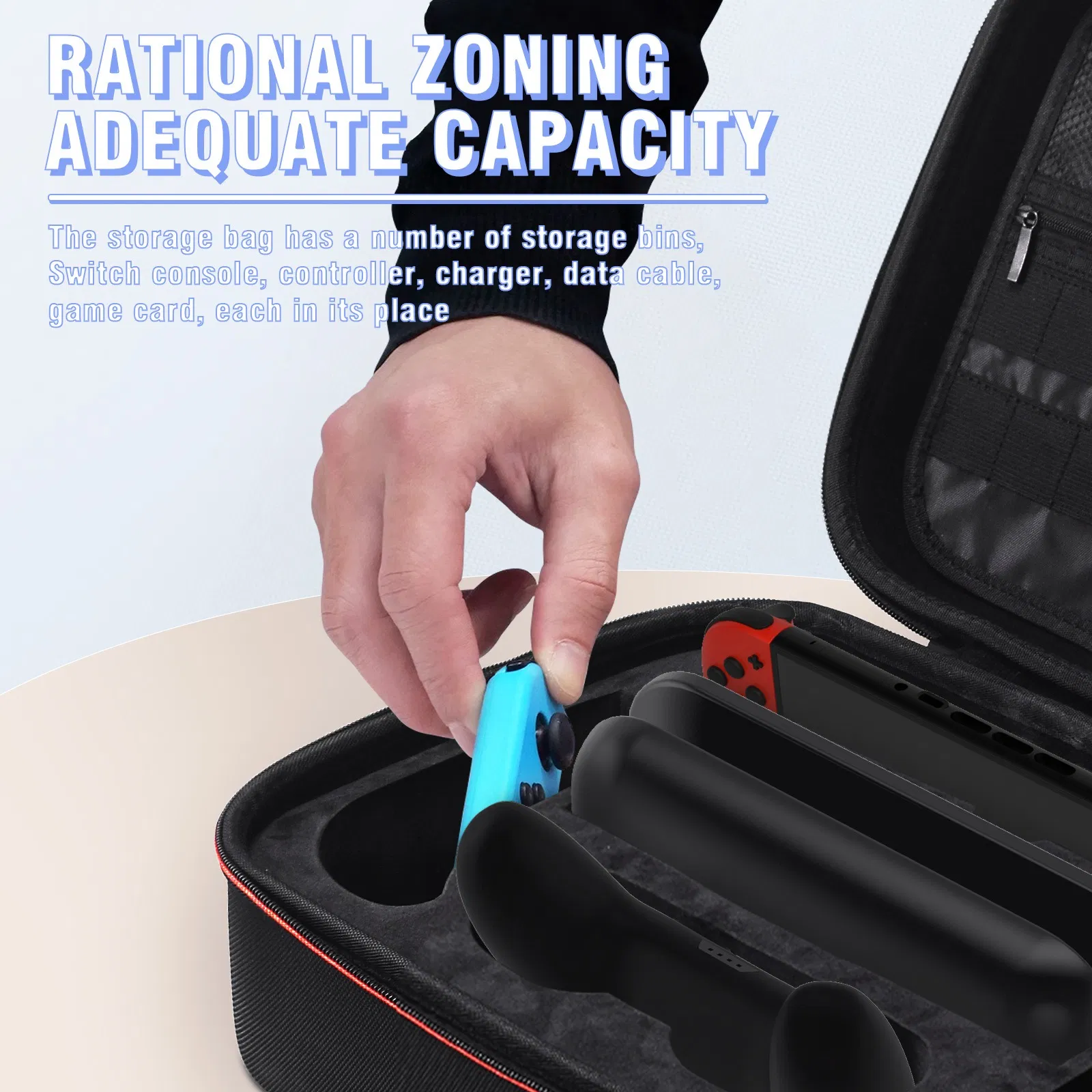 New Anti Drop EVA Protective Case Storage Bag for Switch 2 Gaming Console Full Set Accessories