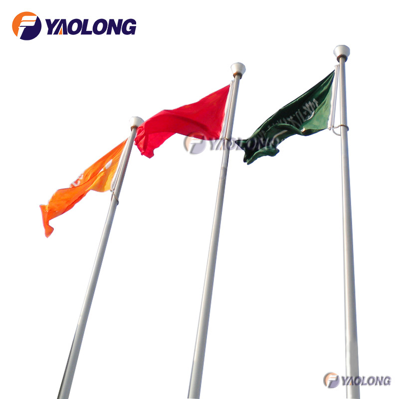 304 304L 316L Stainless Steel Wind Drive Flag Pole Stand for Stadium