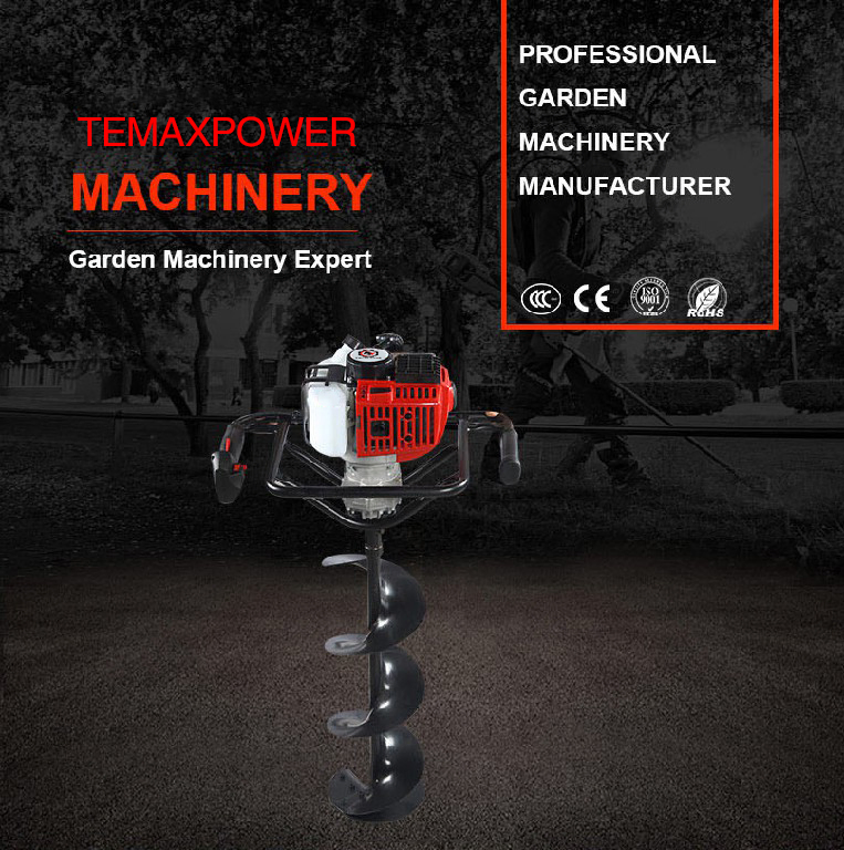 Tree Planting Machine Two Stroke Planting Digging Hole Piling 52cc Petrol Earth Auger