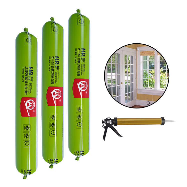 Weatherproof Black Neutral Cure Window and Door Structural Silicone Sealant Adhesive