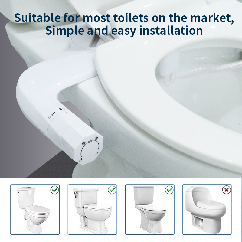 PP Plastic Bidet Seat Quick Release Hinges BSCI Factory 500PCS MOQ