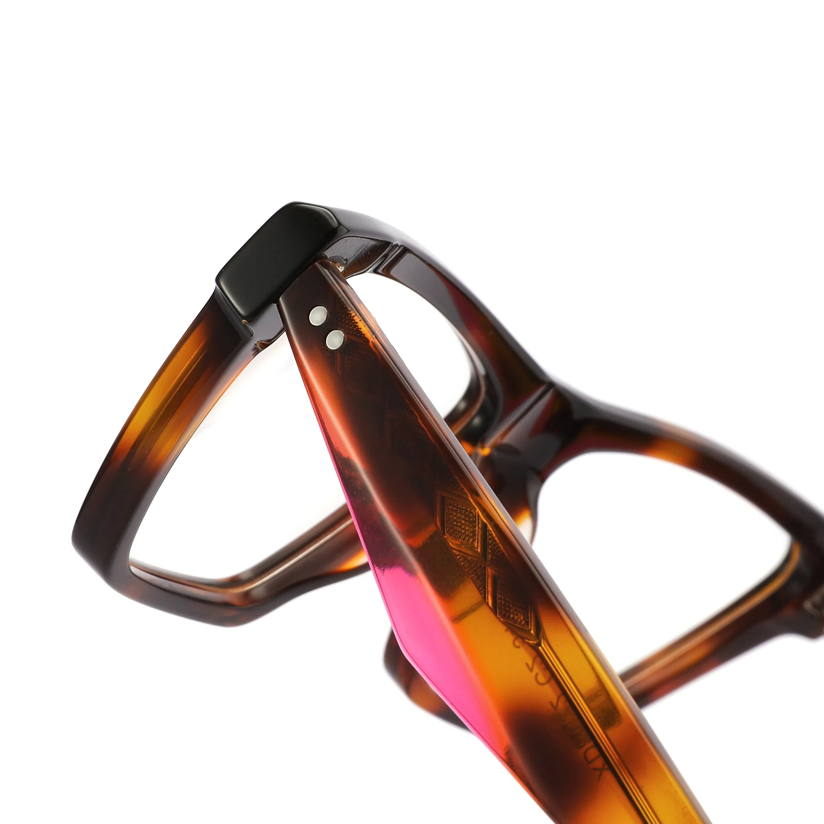 Acetate Spectacles Frames Italy Designer Famous Brand High-End Fashion Optical Glasses