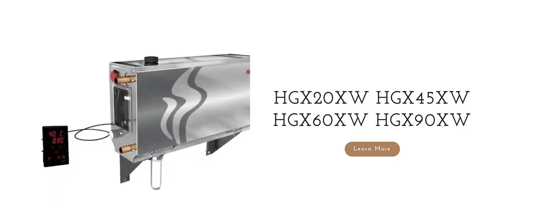 Парогенератор Harvia HGX для сауны, 2.2 кВт, нержавеющая сталь