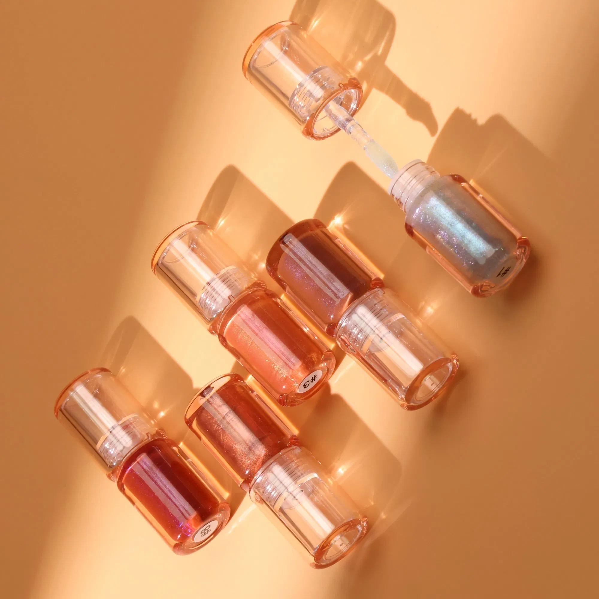 Diamond Shimmer Shiny Lipgloss Custom Wholesale Lip Gloss with Glitter Private Label Lip Makeup