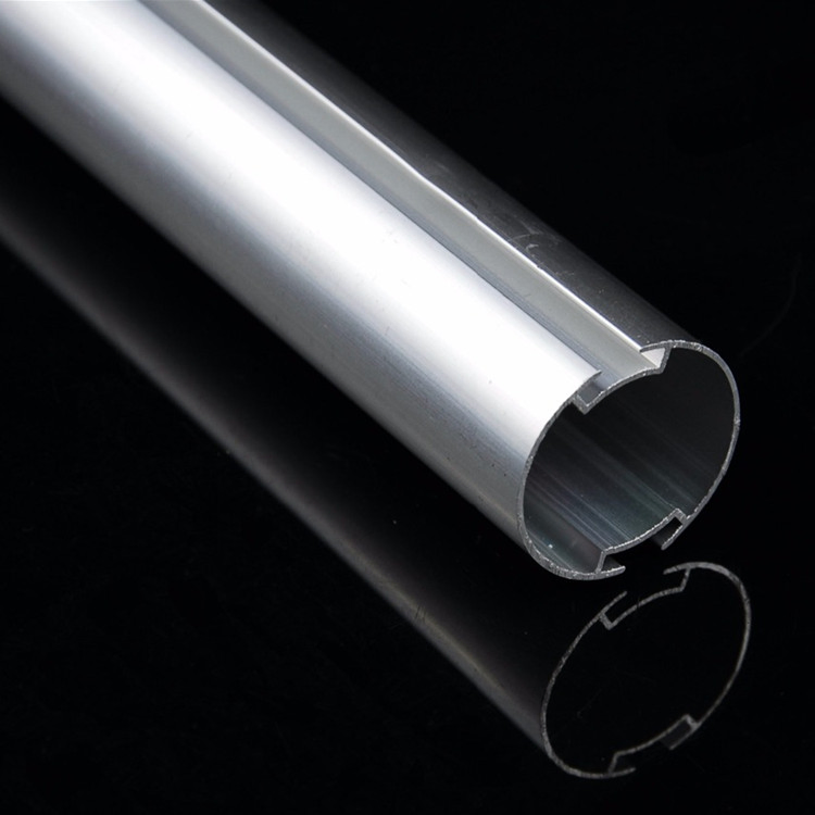Round Aluminum Roller Blind Bottom Rail with Powder Coated White