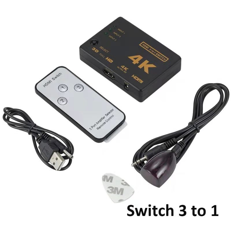 HDMI-коммутатор на 3 порта 4K