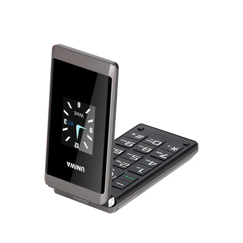 GSM Flip Feature Mobile Phone 2g Cellphone Uniwa X28 Factory Wholesale Cheap Price High Quality Old Phone
