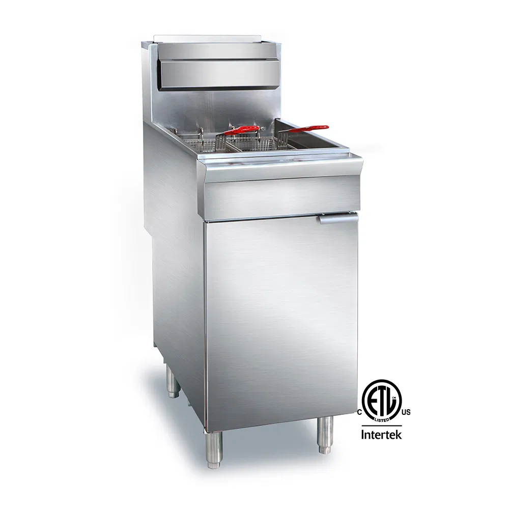 ETL Certificate Approved Commercial Gas Fryer Kitchen Appliance for Restaurant