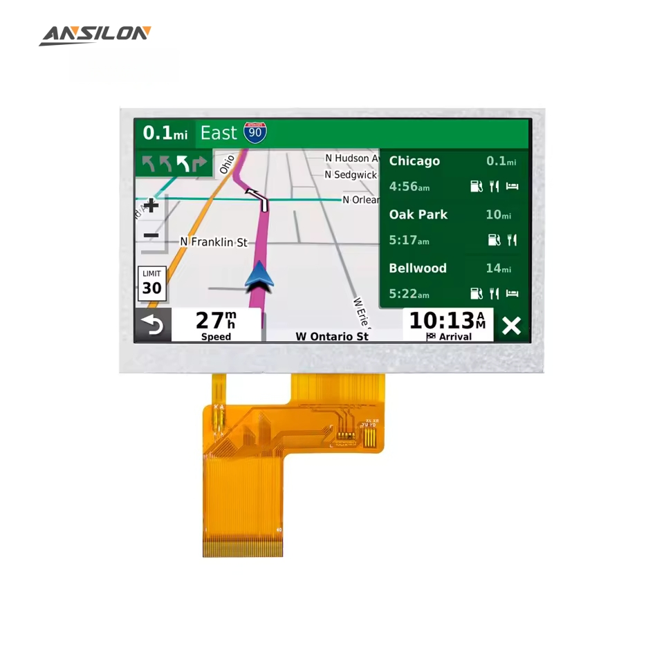 China Supplier 4.3" 480X272 IPS LCD TFT Module + Custom Touch Panel