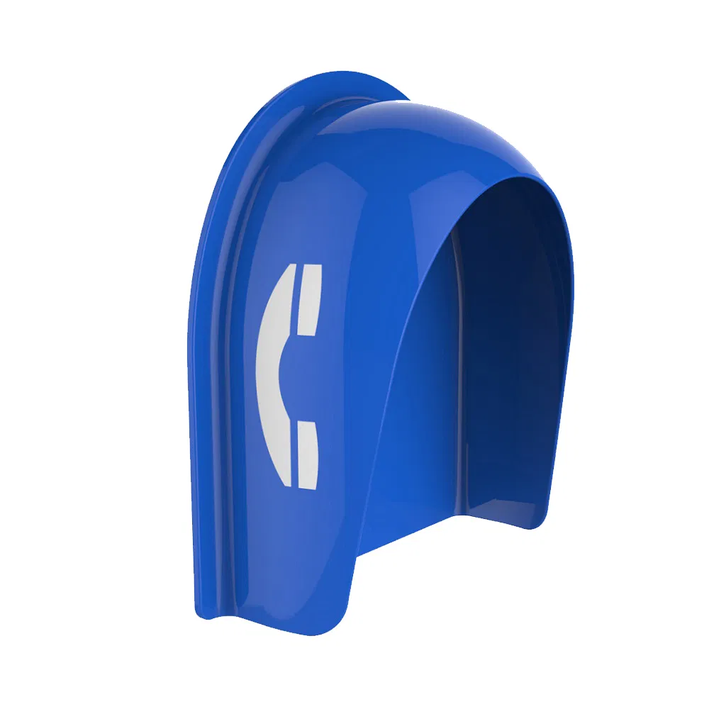 Fire Resistant Telephone Hood, Public Telephone Booth Hood, Fiberglass Construction