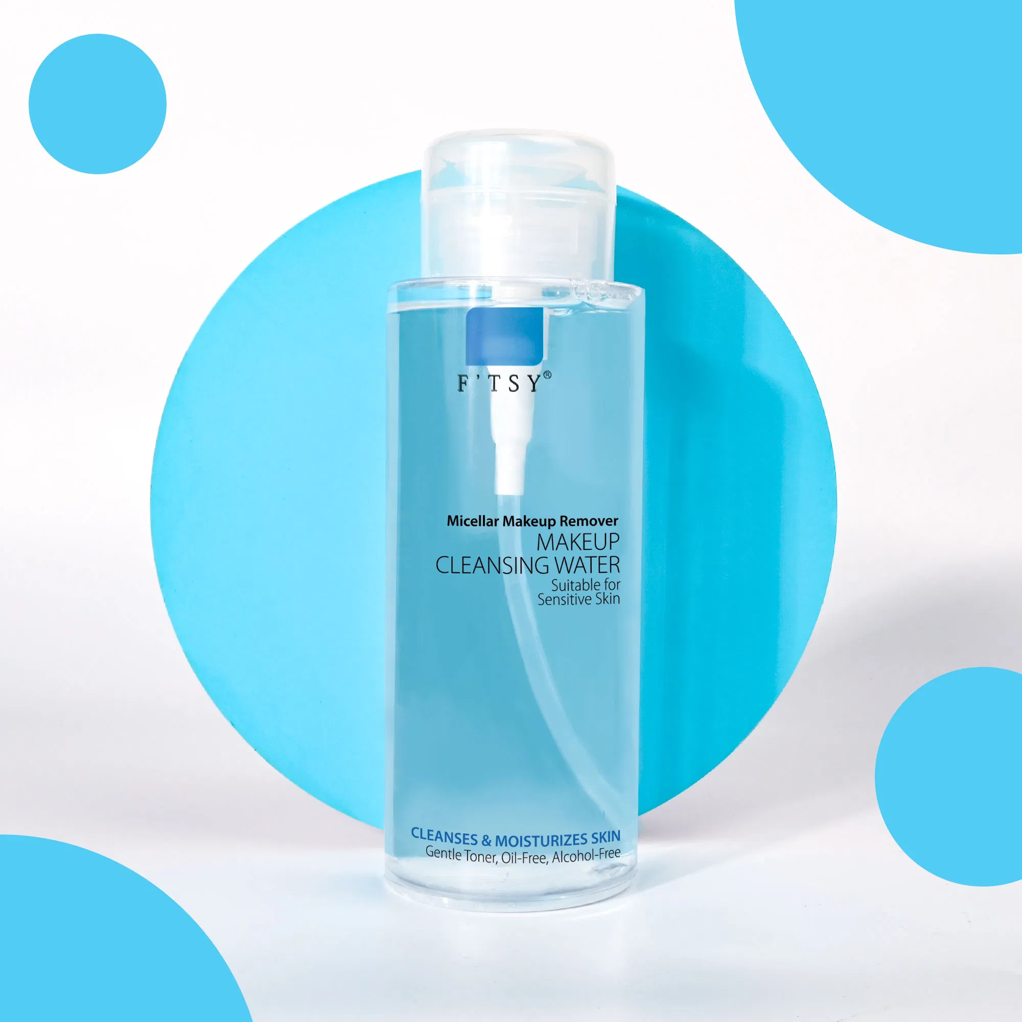 Factory Directly Natural Gentle Makeup Cleansing Water Alcohol-Free Deep Cleanses Makeup Remover for Sensitive Skin