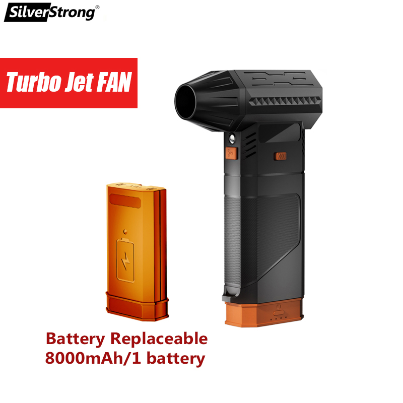 Portable Joy Toy Snow Blowing Dust Blower Turbo Fan Replace Abttery