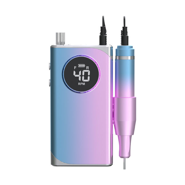Portable 40000rpm Rechargeable Manicure Nail Drill Polisher Machine