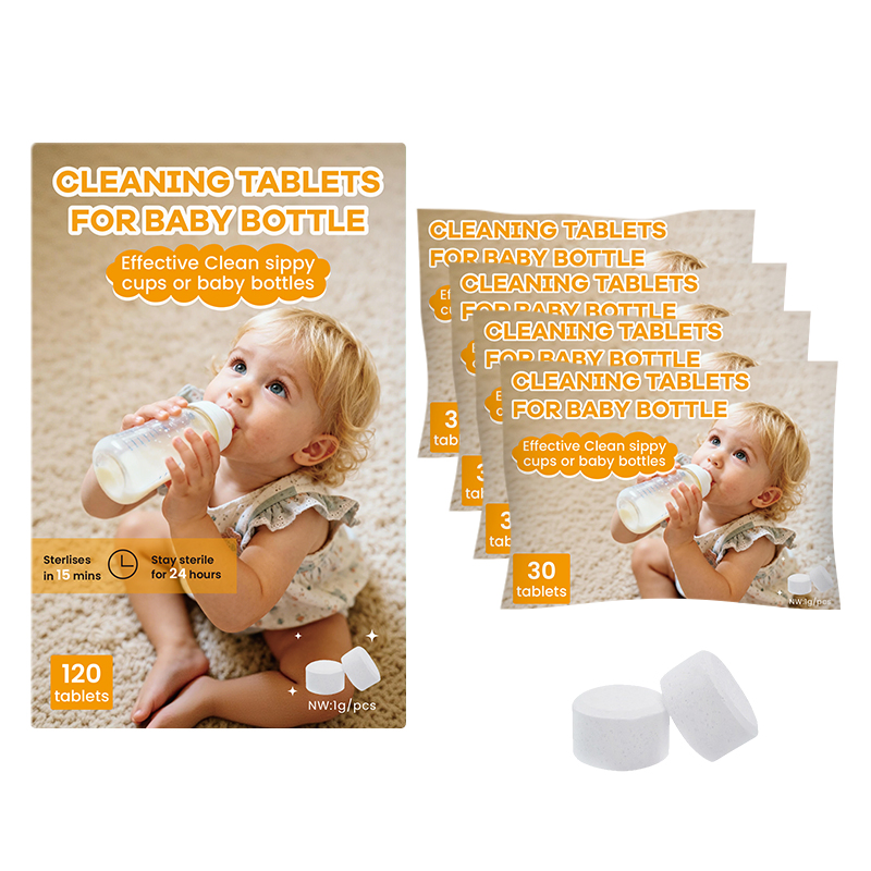 Antibacterial Baby Bottle Cleaning Tablets Eliminates Bacteria Mold Viruses