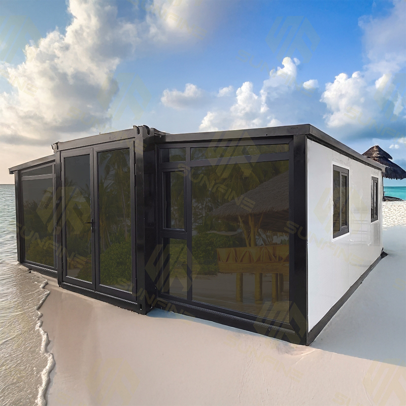 Movable Folding Expansion House Building 2 Bedroom Portable Modular House China Shipping 20FT 40FT Expandable Folding House