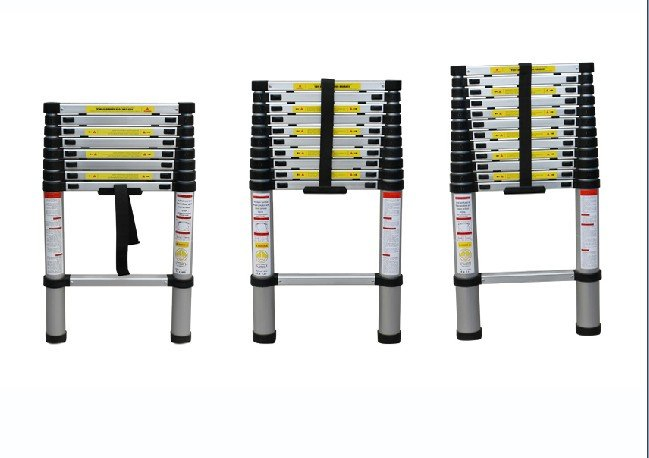 Top Quality 3.8m Aluminum Telescopic Tube Ladder Multi-Purpose Ladder