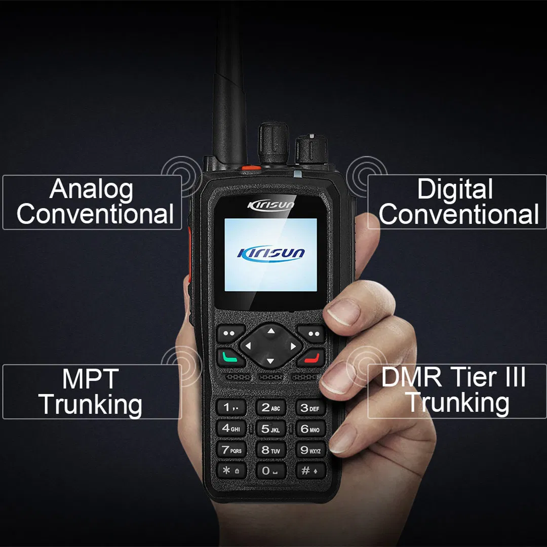 Профессиональная рация Kirisun DP990, VHF/UHF, Bluetooth