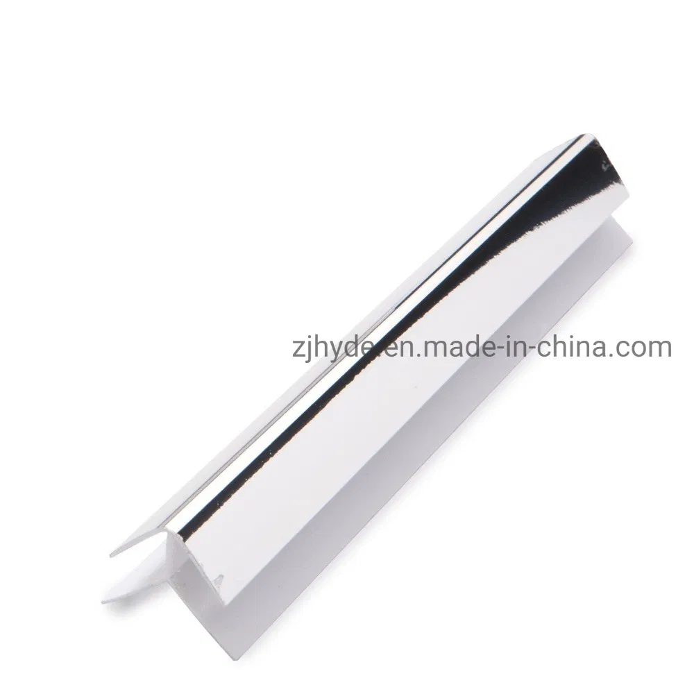 Customized PVC Plastic Angle Trim /PVC U Trim/Plastic Corner Trim/90 Degree PVC Trim/Silver Plastic Corner Trim