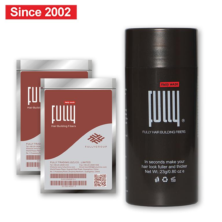 Fully Human Hair Black Brown Hair Building Fibers