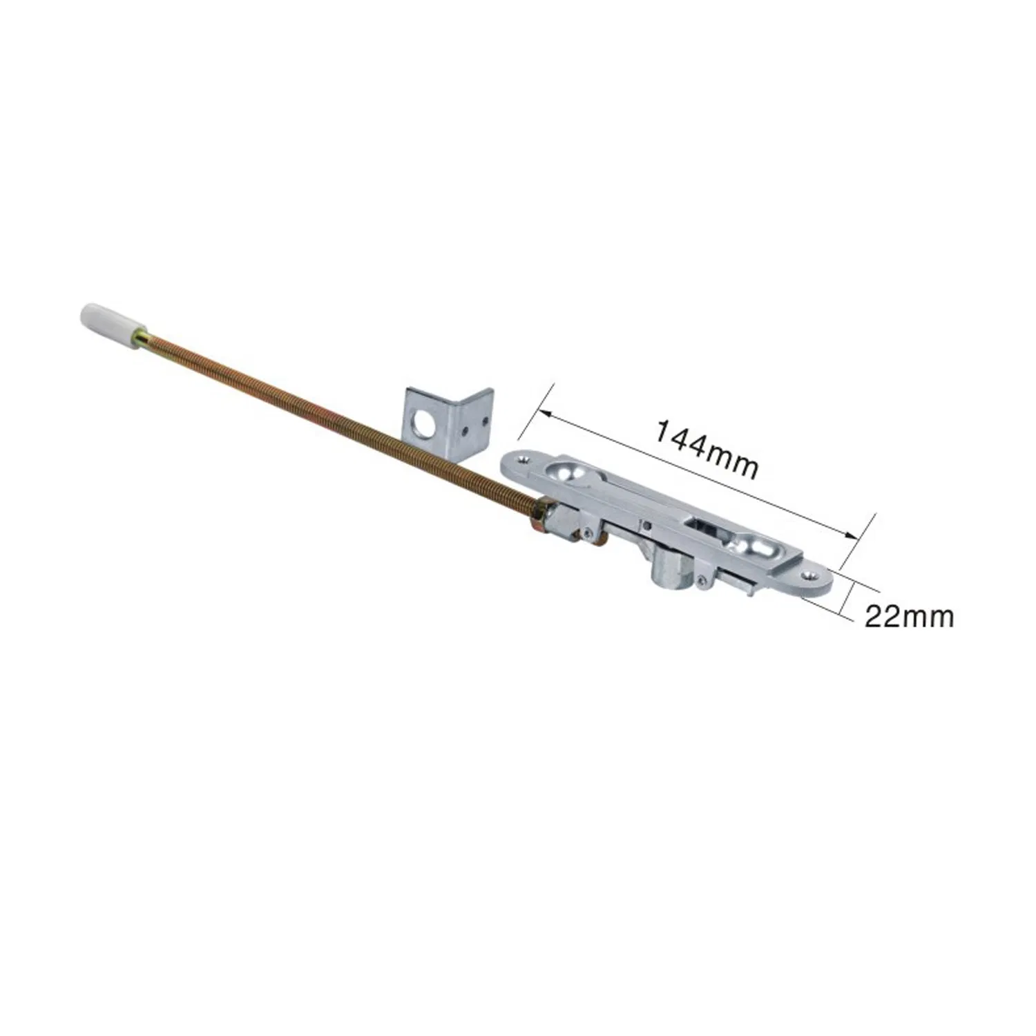 Zinc Alloy Latch Extension Slide Lock Bolt Door Flush Bolt