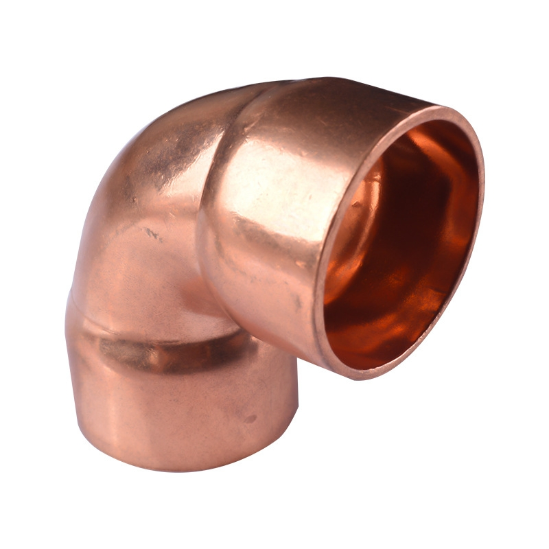 New Product 3/8" 3 Way Copper Tee Pipe Copper Press Fittings Copper Tube Tee Connector for Refrigeration HVAC Parts