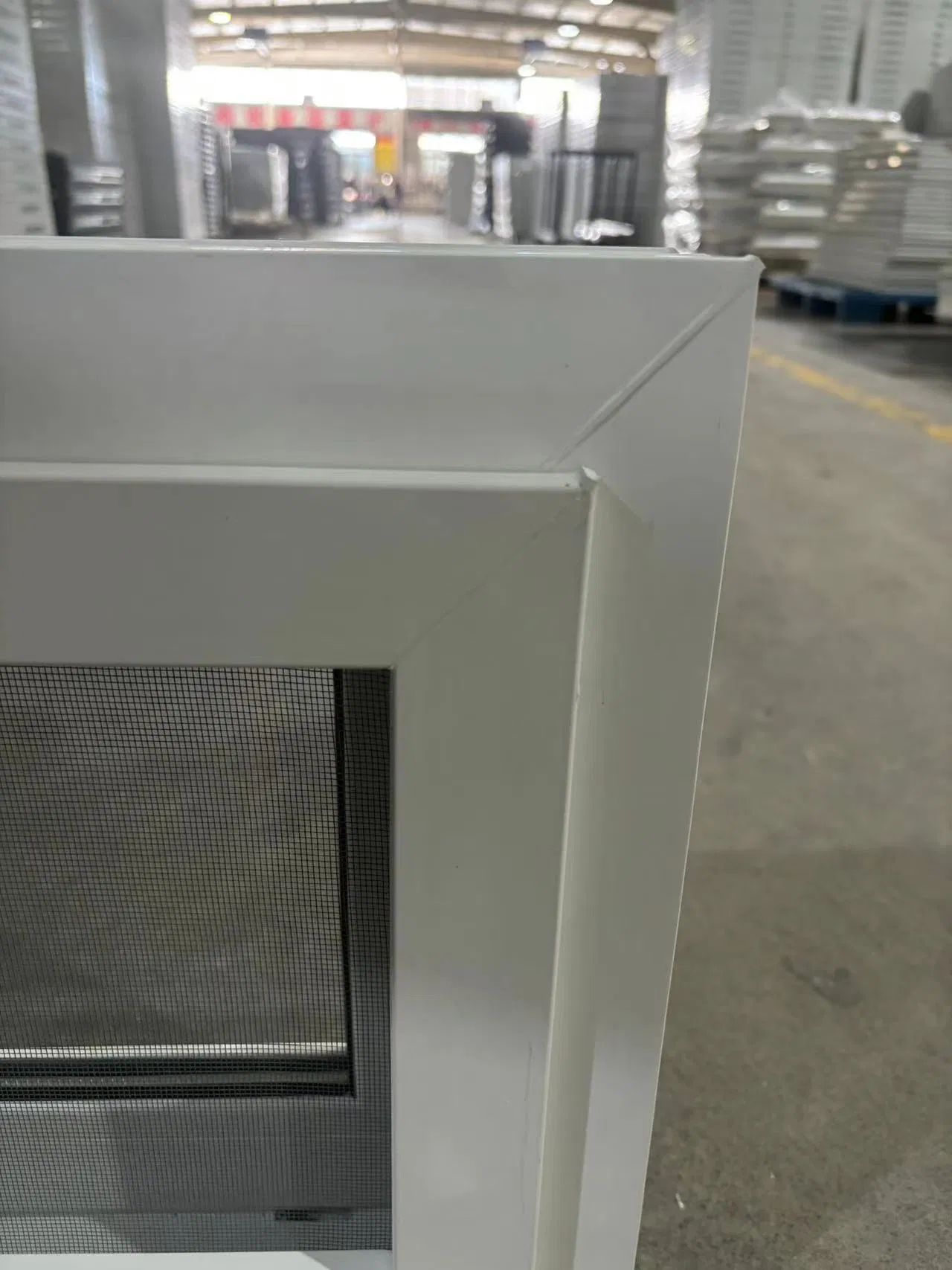 Double Glazed Sliding Windows Low-E Glass PVC Sliding Window with Mosquito Net