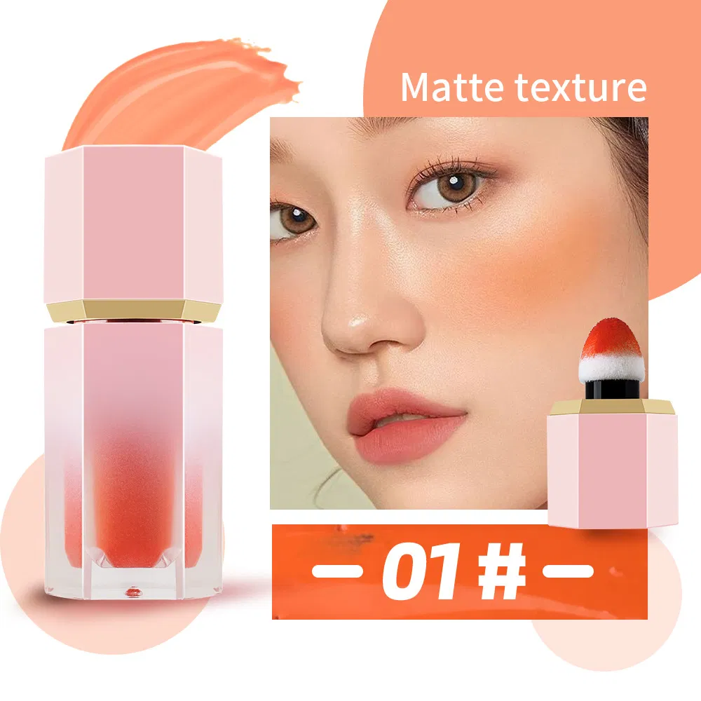 OEM 11 Color Liquid Blush Trim Lasting Matte Eom Blush Lotion Watercolor Makeup Lip Gloss