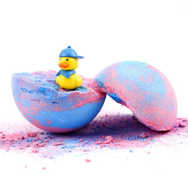 Private Label Colorful Natural Flavor Surprise Toy Bath Bombs Bubbles Ball