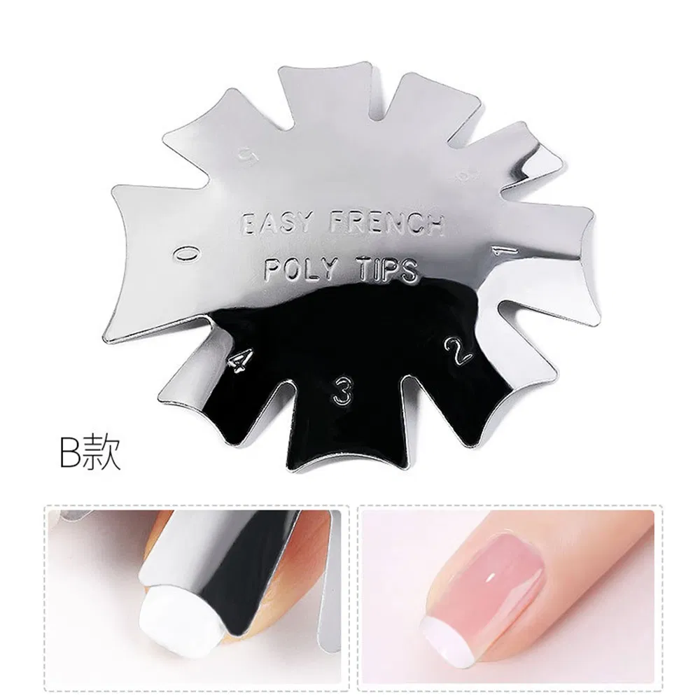 Plastic Steel Plate Model Crystal Nail Making Stainless Steel Template High Quality Nail Plate Tool Printing Nail Polish Transfer Template