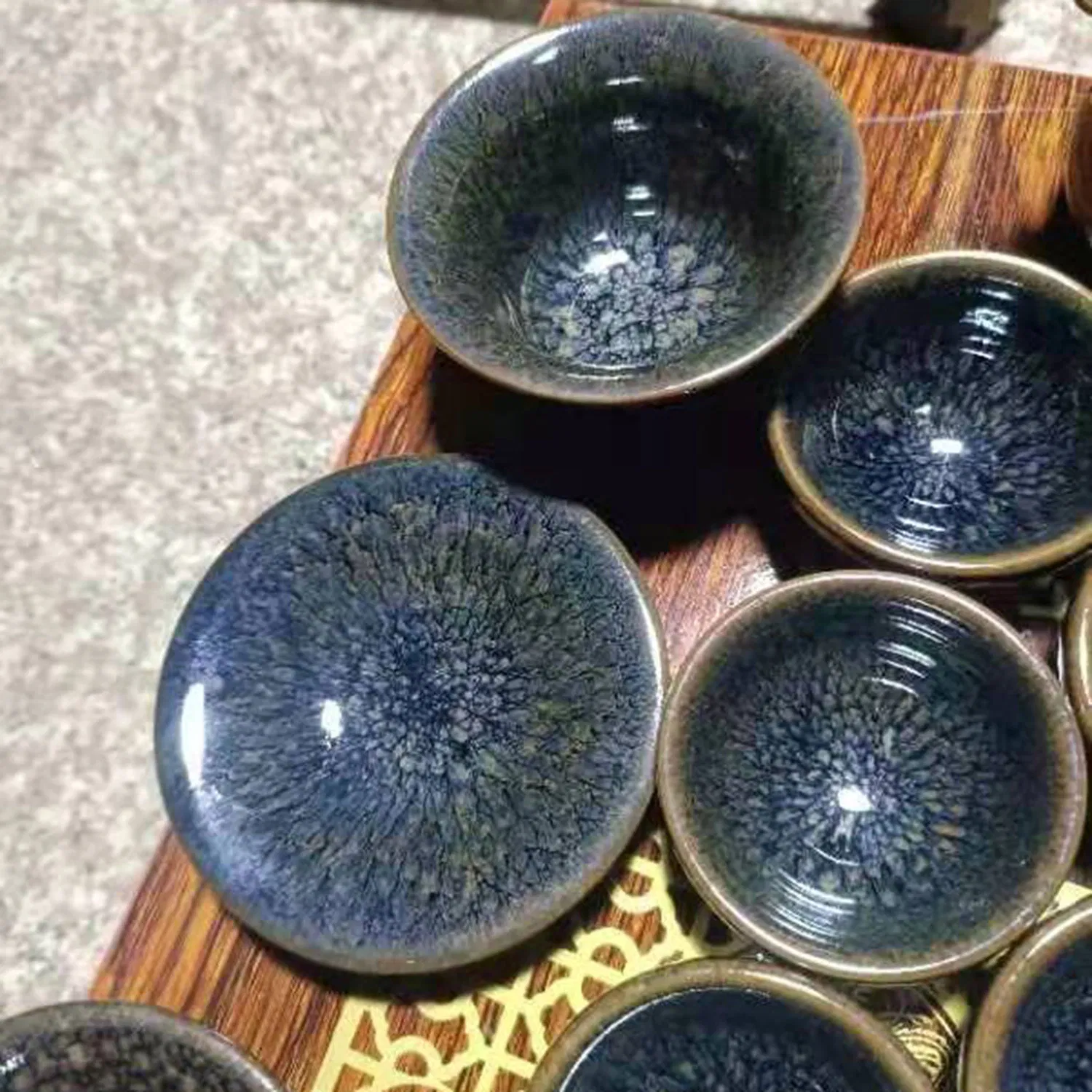 Yuan Dynasty Style Chinese Handmade Jianzhan Asian Cup Tea Coffee Matcha Bowl