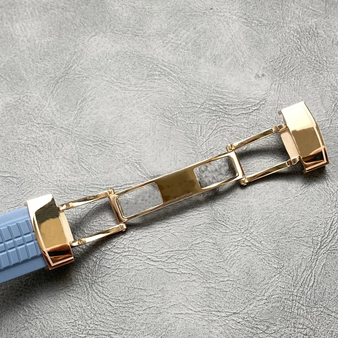 P P Style Blue Dial Model, Annual Calendar Function, Moonphase Display, Self-Winding Mechanical Luxury Watch