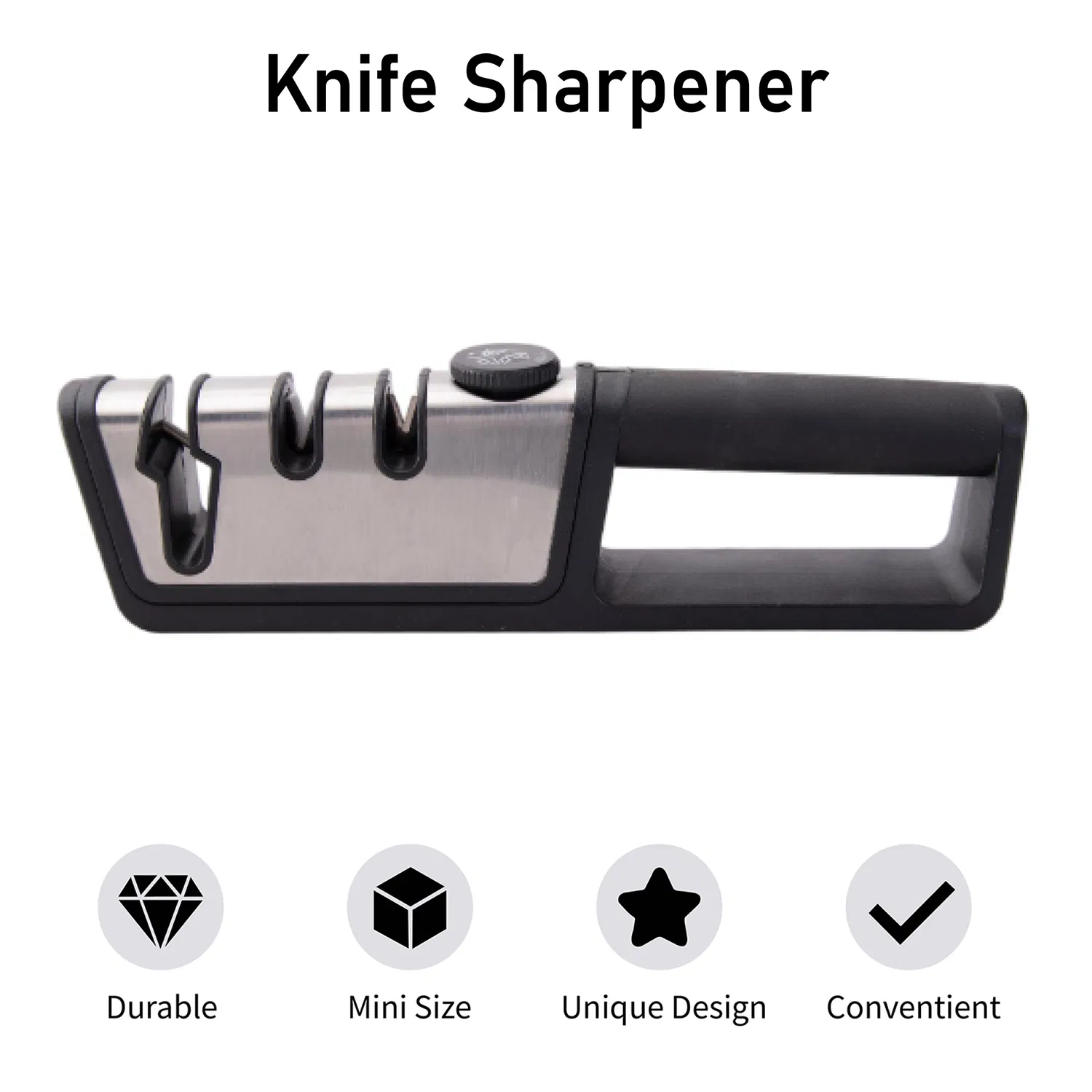 Adjustable-Knife-Sharpener 19 40 Degree 3-in-1 Coarse Fine Scissor Non-Slip Ergonomic Kitchen-Tool