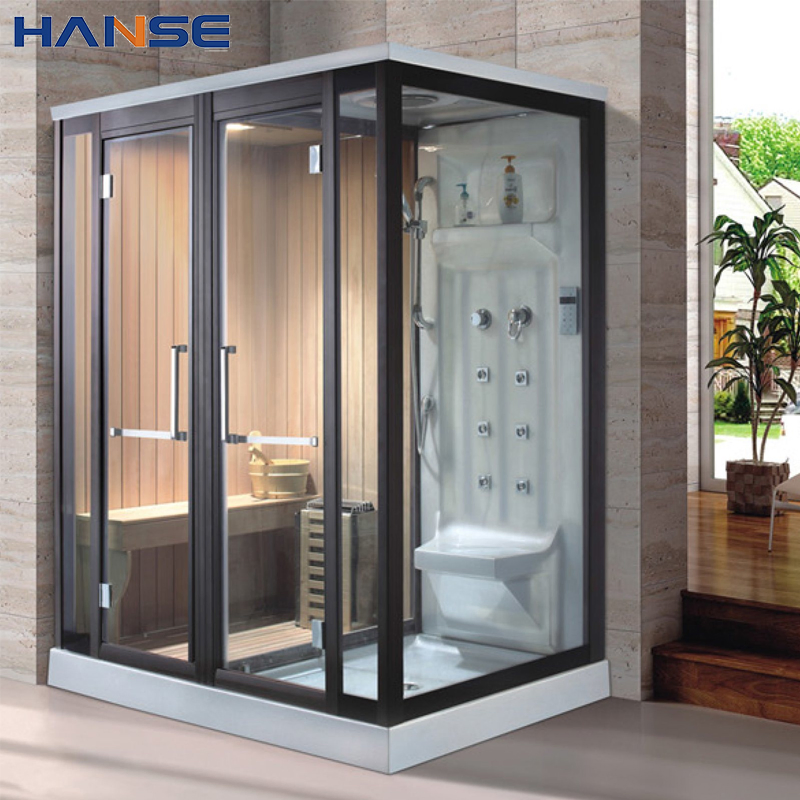 Комбинированная сауна-парная из кедра с компьютерным управлением