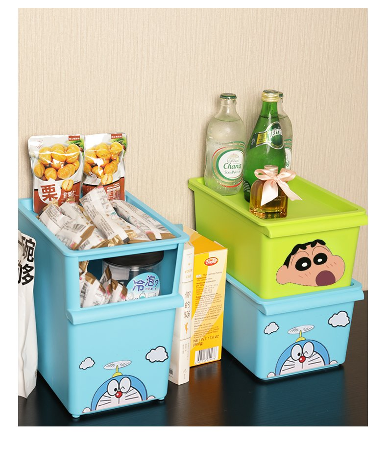 Пластиковые ящики для хранения с крышками, 2 слоя