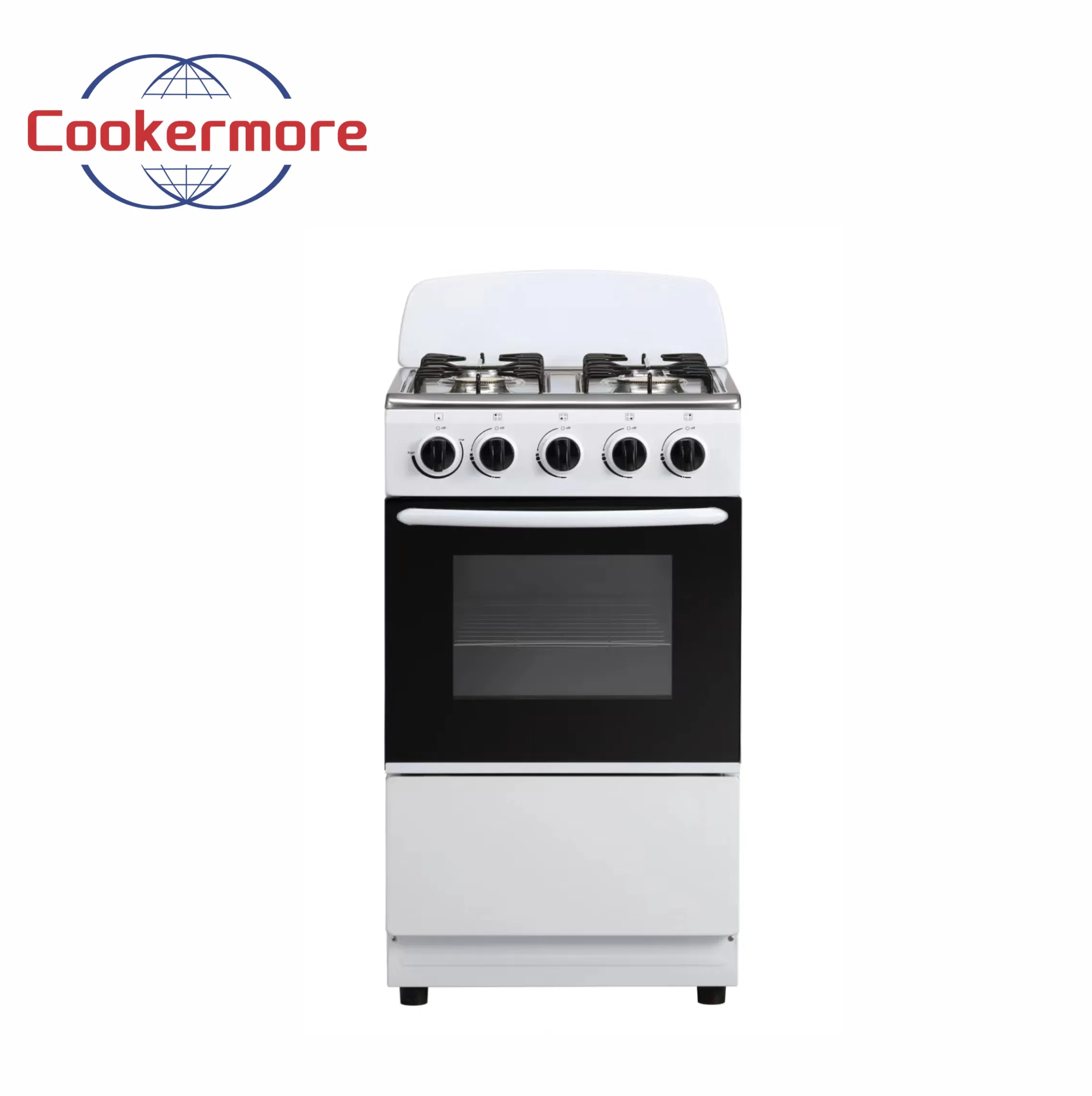 New Design 50X50 (20 Inch) 60L Capacity 4 Burner Free Standing Gas Cooker