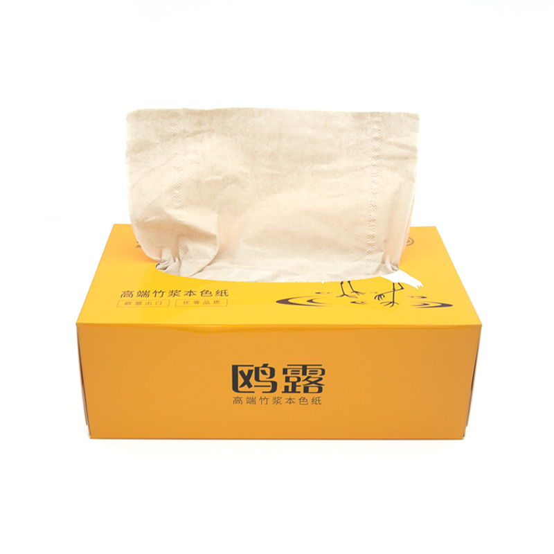 No Fragrance Three-Layer Thickening Portable Tissues The Bamboo Fiber Box Facial Tissue Paper