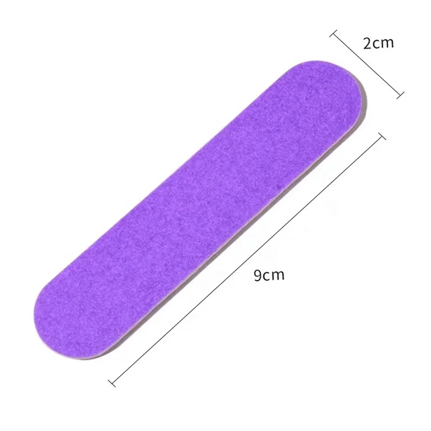 Mini Nail Files Colorful Mini Nail File Cute Wood Chip Double Side Nail File