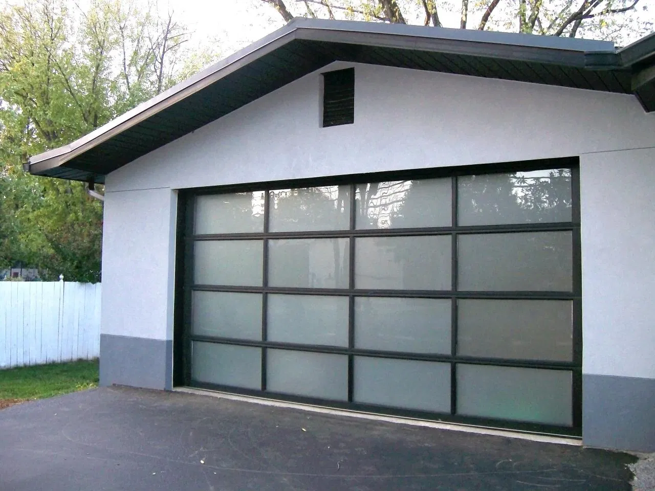 Aluminium Wholesale Used Automatic Remote Control Over Head Security Metal Aluminum Glass Panel Garage Door/Doors