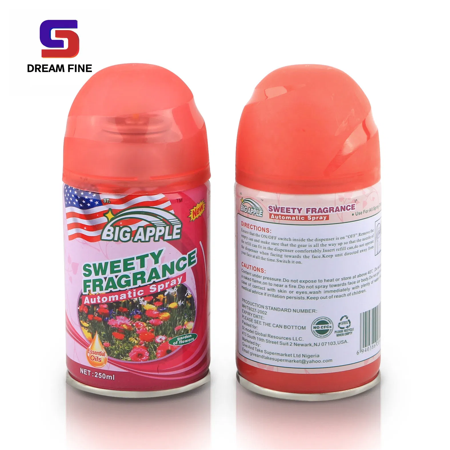 Automatic Deodorant Air Freshener Perfume Spray Aerosol