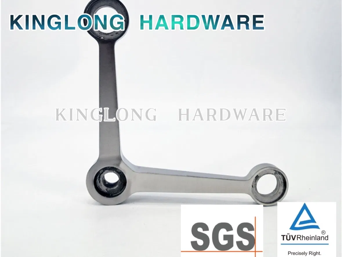 Stainless Steel Glass Hardware 90 Degrss 2arms Curtain Wall Glass Spider