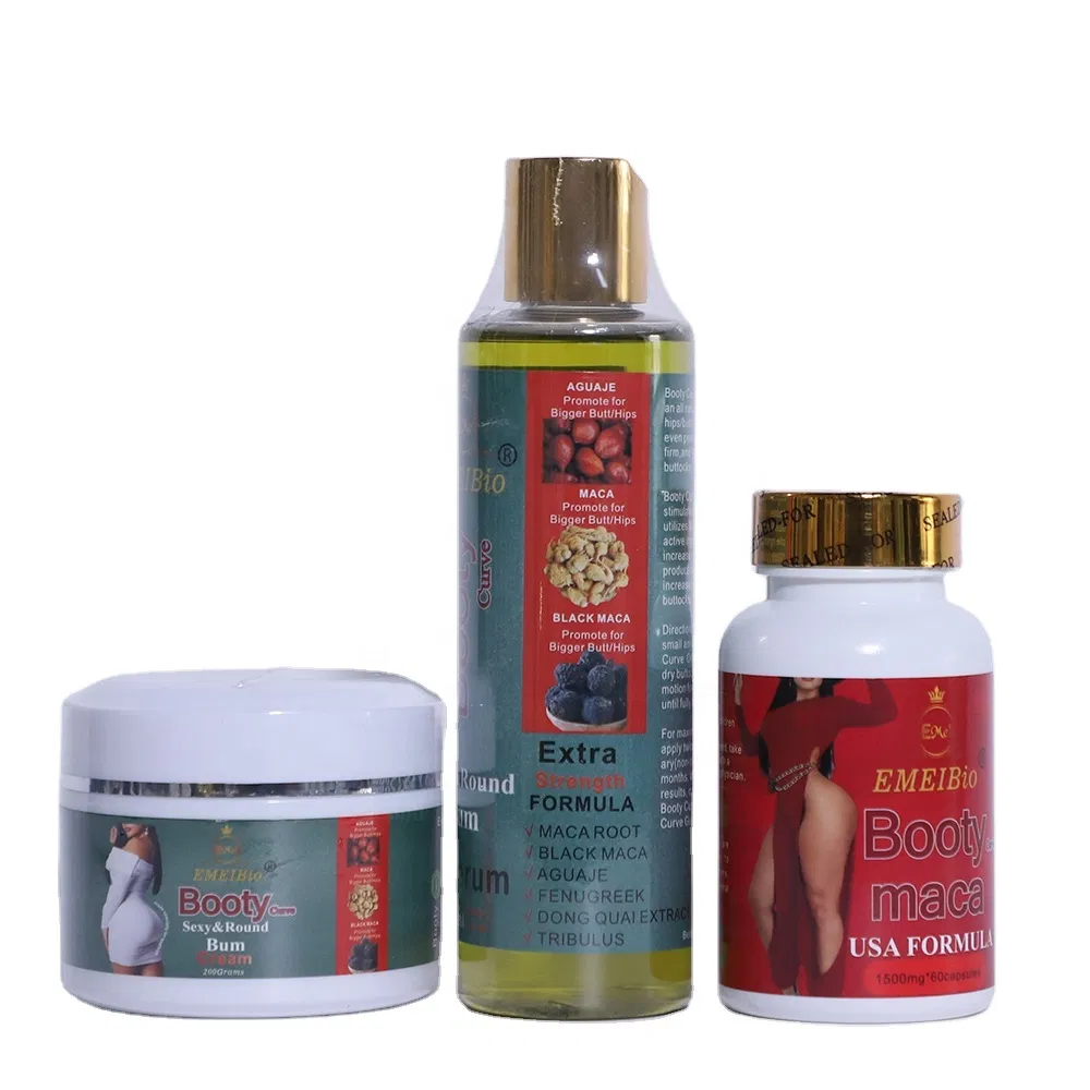 Bigger Hip Butt Enhancement Set Ultimate Curve Women Sexy OEM/ODM Big Butt Enlargement Crean Oil Pills