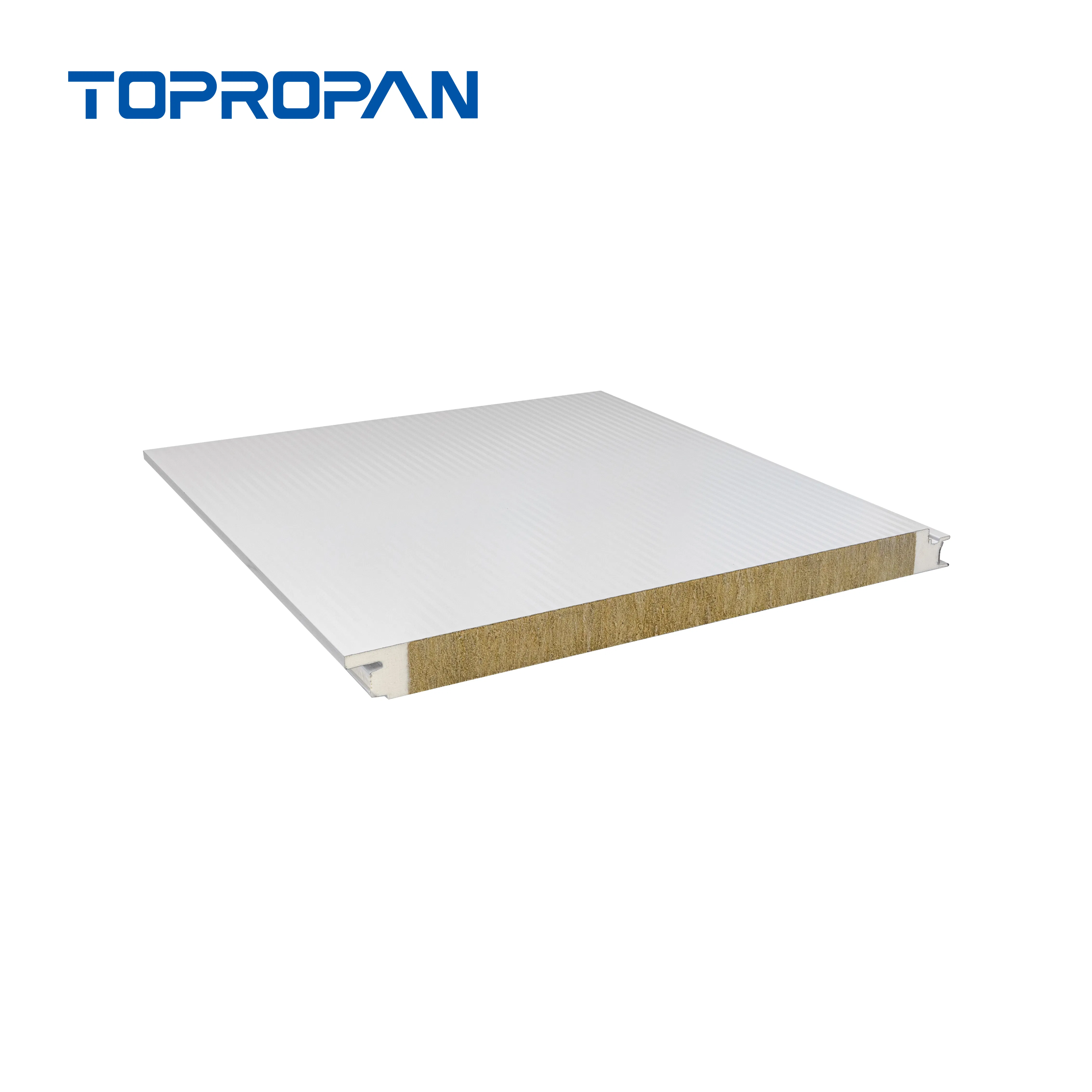 Insulated Wall Panel with Rock Wool Core for Fireproof Solutions