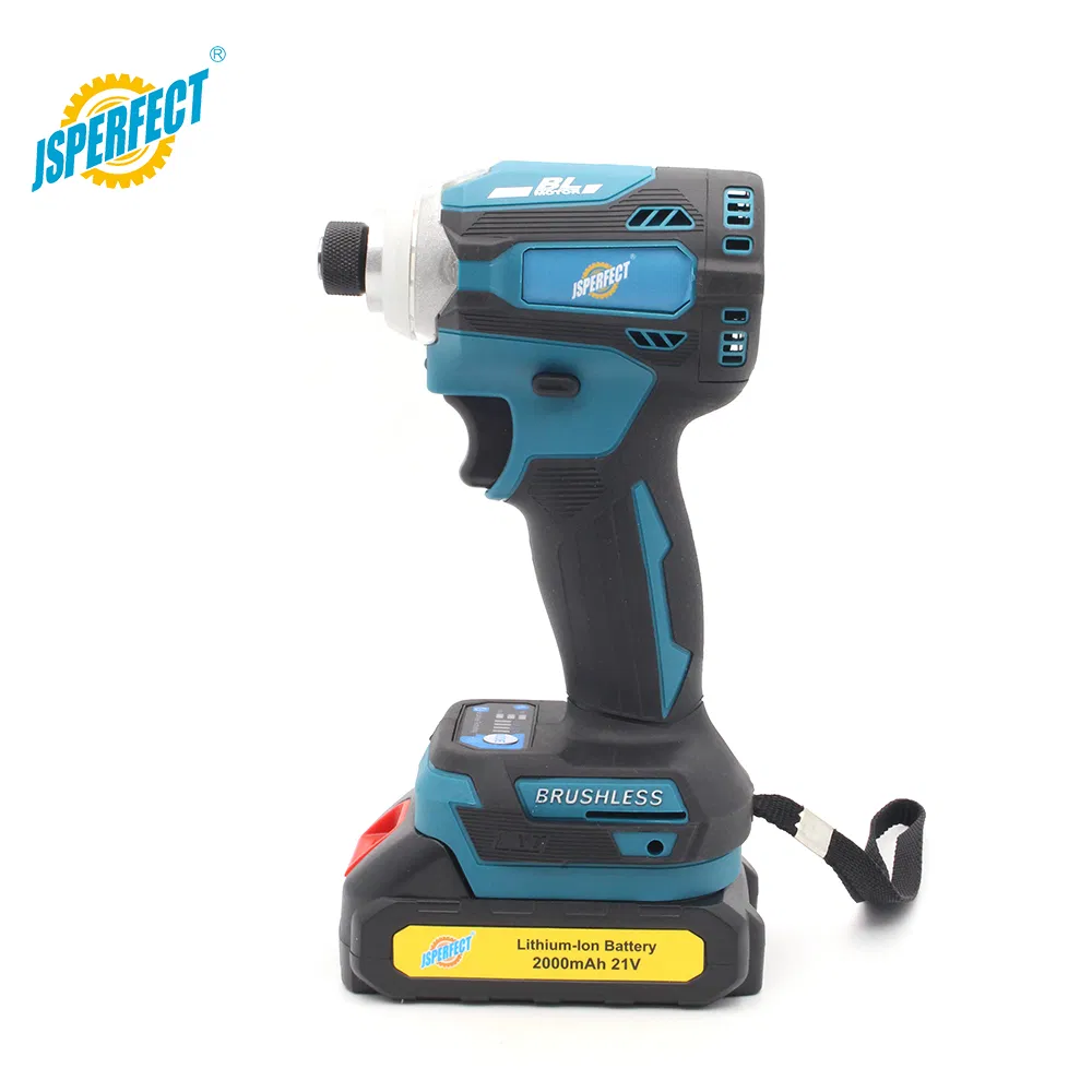 High Power 4.0ah Fast Charger Brushless Cordless Impact Drill Screwdriver 18V 21V