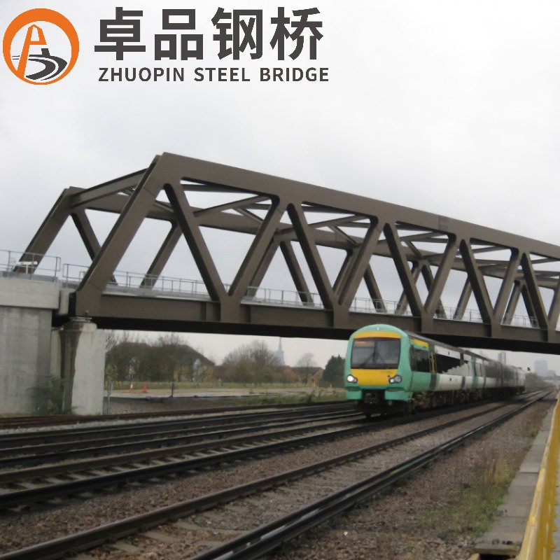High Strength Galvanized Steel Bridge Construction / Truss Bridge