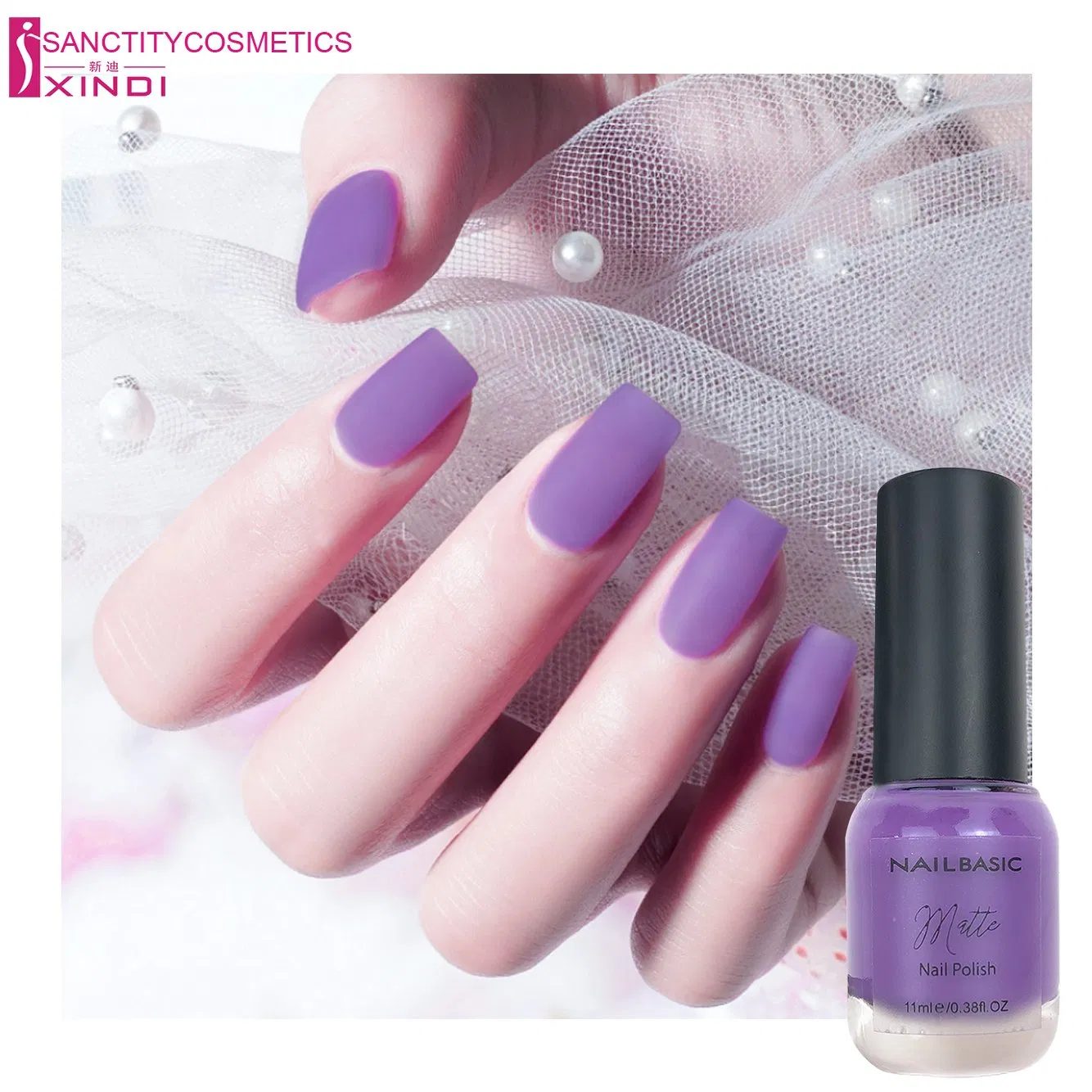 Hot Sales Eco-Friendly Nontoxic Waterproof Matte Nail Polish